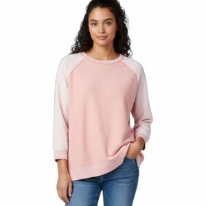 EDDIE BAUER Women’s Pink Crew Neck Sweater Size 2X / XXL / 2XL